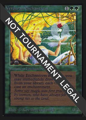 Verduran Enchantress (IE) card from International Edition