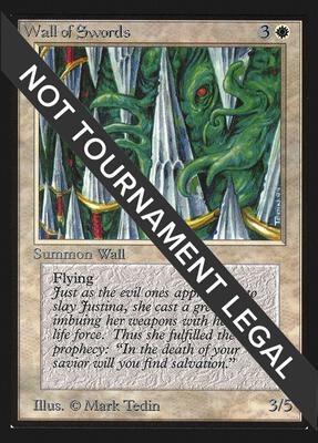 Wall of Swords (IE) card from International Edition
