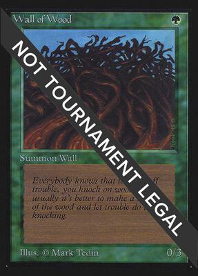 Wall of Wood (IE) card from International Edition