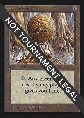 Wooden Sphere (IE) card from International Edition