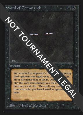 Word of Command (IE) card from International Edition