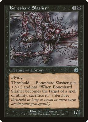Boneshard Slasher card from Torment