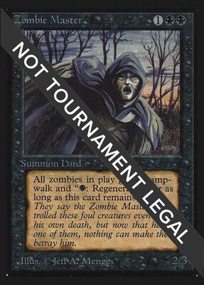 Zombie Master (IE) card from International Edition