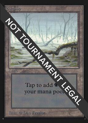 Swamp (A) (IE) card from International Edition