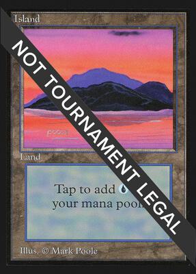 Island (C) (IE) card from International Edition