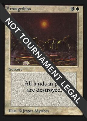 Armageddon (CE) card from Collector's Edition