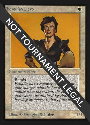 Benalish Hero (CE) card from Collector's Edition