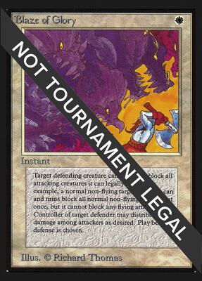 Blaze of Glory (CE) card from Collector's Edition