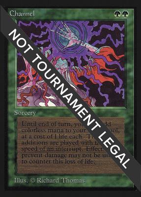 Channel (CE) card from Collector's Edition