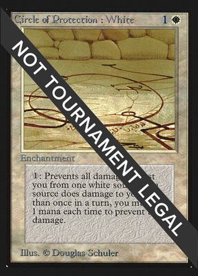 Circle of Protection: White (CE) card from Collector's Edition