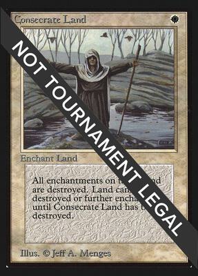 Consecrate Land (CE) card from Collector's Edition