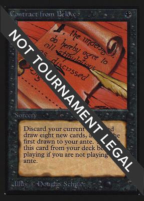 Contract from Below (CE) card from Collector's Edition