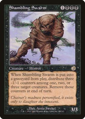 Shambling Swarm card from Torment