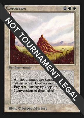 Conversion (CE) card from Collector's Edition