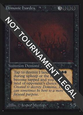 Demonic Hordes (CE) card from Collector's Edition