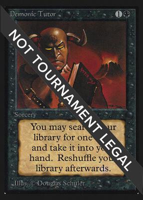 Demonic Tutor (CE) card from Collector's Edition