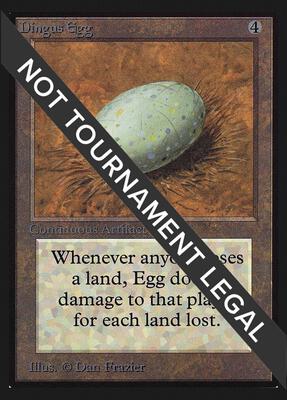 Dingus Egg (CE) card from Collector's Edition