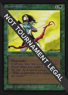 Elvish Archers (CE) card from Collector's Edition
