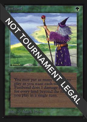 Fastbond (CE) card from Collector's Edition