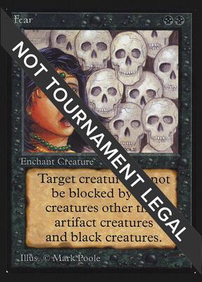 Fear (CE) card from Collector's Edition
