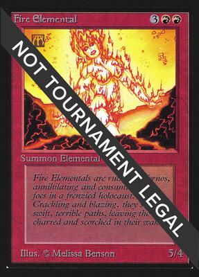 Fire Elemental (CE) card from Collector's Edition