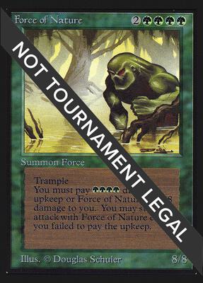 Force of Nature (CE) card from Collector's Edition