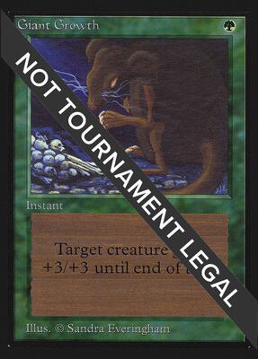 Giant Growth (CE) card from Collector's Edition