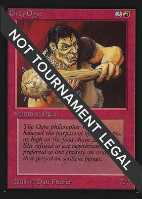 Gray Ogre (CE) card from Collector's Edition