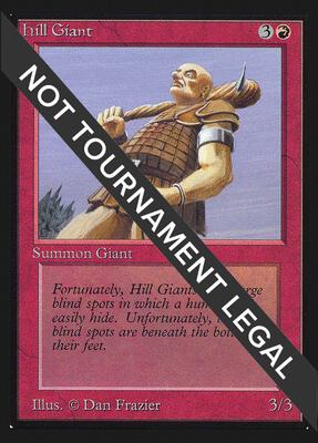 Hill Giant (CE) card from Collector's Edition