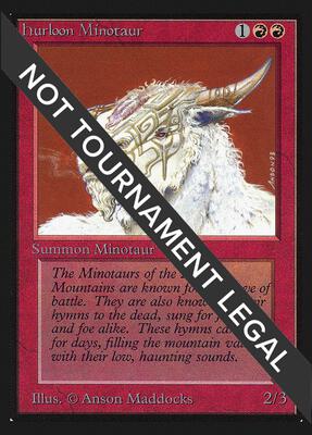Hurloon Minotaur (CE) card from Collector's Edition