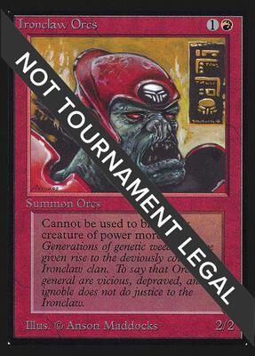 Ironclaw Orcs (CE) card from Collector's Edition