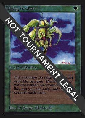 Living Artifact (CE) card from Collector's Edition