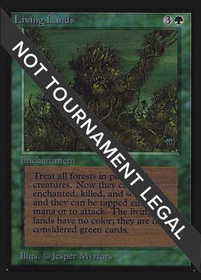 Living Lands (CE) card from Collector's Edition