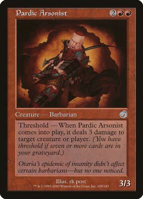 Pardic Arsonist card from Torment