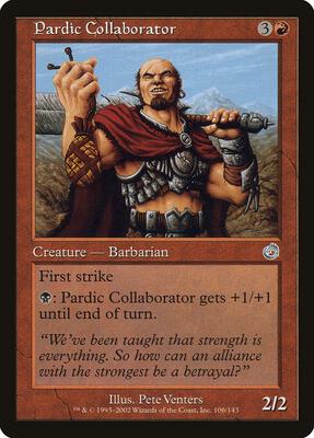Pardic Collaborator card from Torment