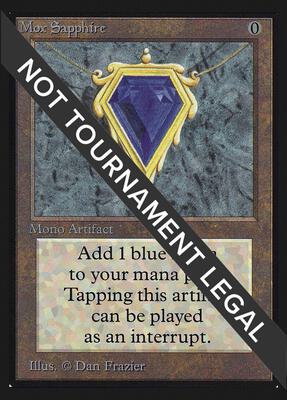Mox Sapphire (CE) card from Collector's Edition