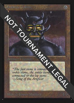 Obsianus Golem (CE) card from Collector's Edition