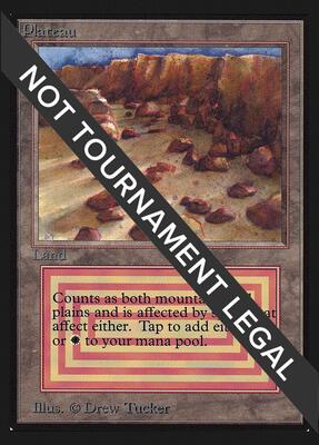 Plateau (CE) card from Collector's Edition