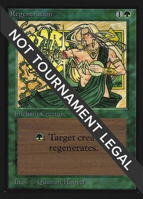 Regeneration (CE) card from Collector's Edition
