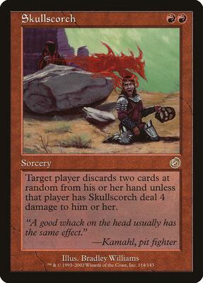 Skullscorch card from Torment