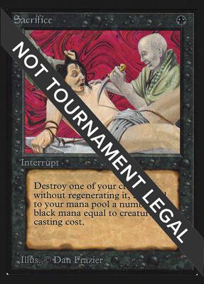 Sacrifice (CE) card from Collector's Edition