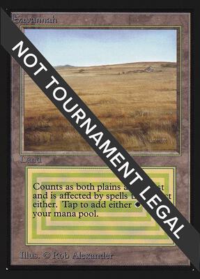 Savannah (CE) card from Collector's Edition