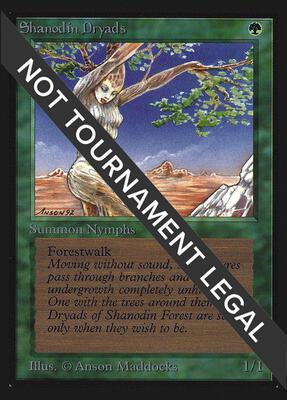 Shanodin Dryads (CE) card from Collector's Edition