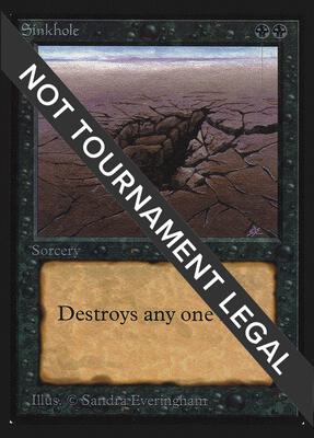Sinkhole (CE) card from Collector's Edition