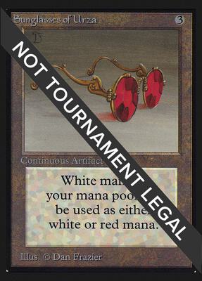 Sunglasses of Urza (CE) card from Collector's Edition