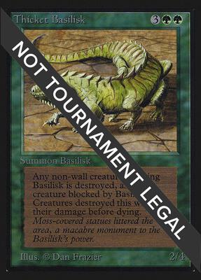 Thicket Basilisk (CE) card from Collector's Edition