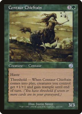 Centaur Chieftain card from Torment