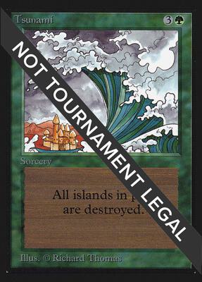 Tsunami (CE) card from Collector's Edition