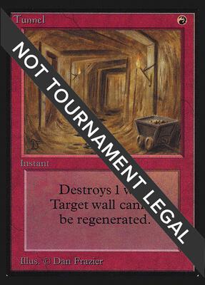 Tunnel (CE) card from Collector's Edition