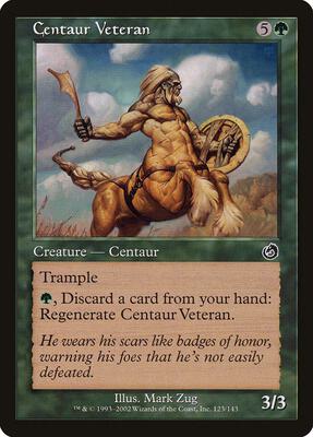 Centaur Veteran card from Torment